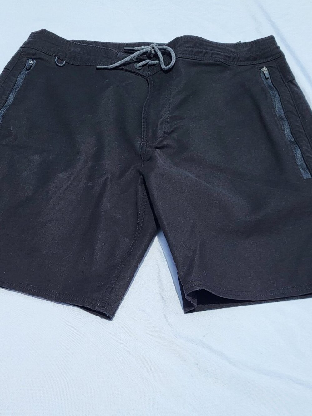 Roark Shorts Men's 31 Black Drawstring Pockets Outdoor Active Minimalist
